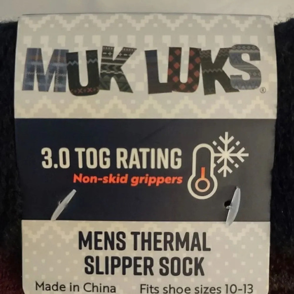 New Muk Luke mens slipper socks - Picture 2 of 6